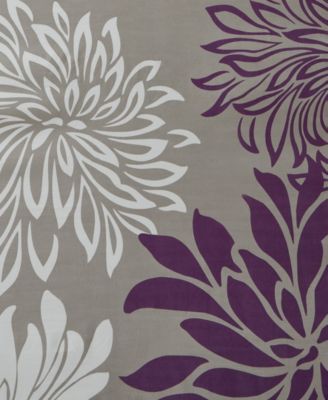 Maible Floral Shower Curtain, 72" x  72"