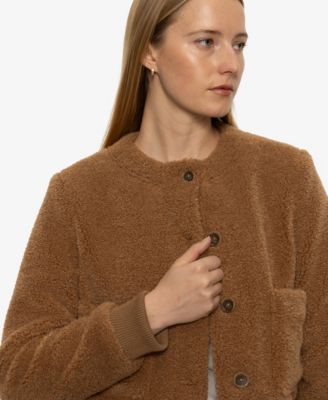 Women's Teddy Long Sleeve Cardigan Jacket