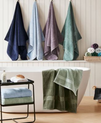 Luxury Zero Twist Cotton 2-Pc. Bath Sheet, 34" x 68"