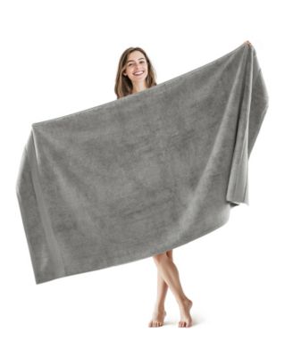 Luxury Zero Twist Cotton 2-Pc. Bath Sheet, 34" x 68"