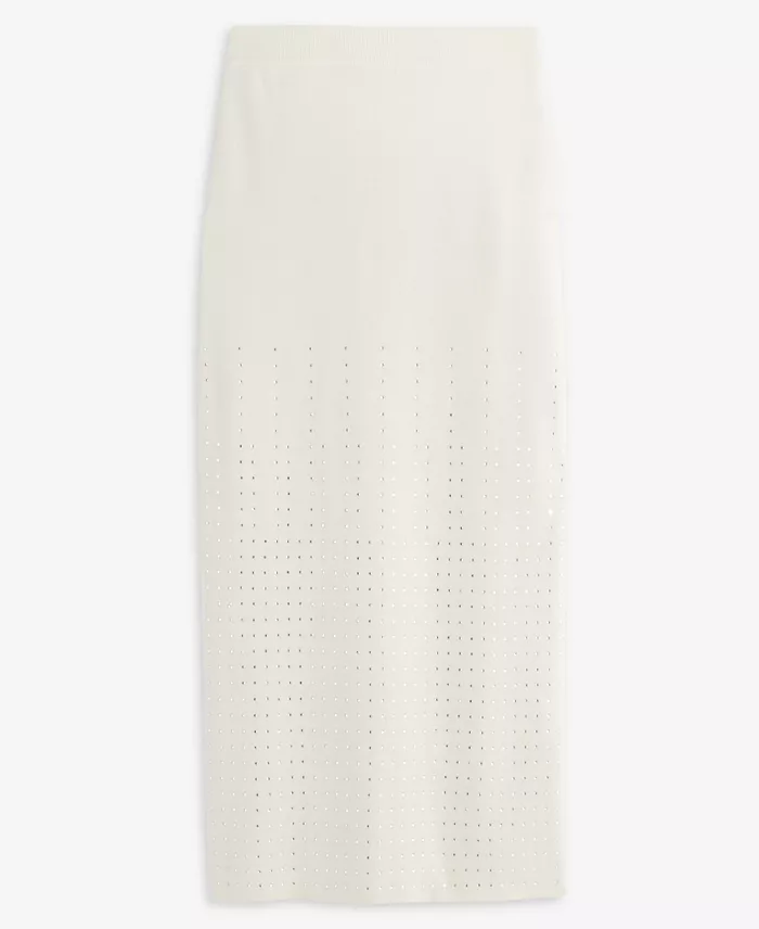 Women's Rhinestone Sweater Skirt - thumbnail 7