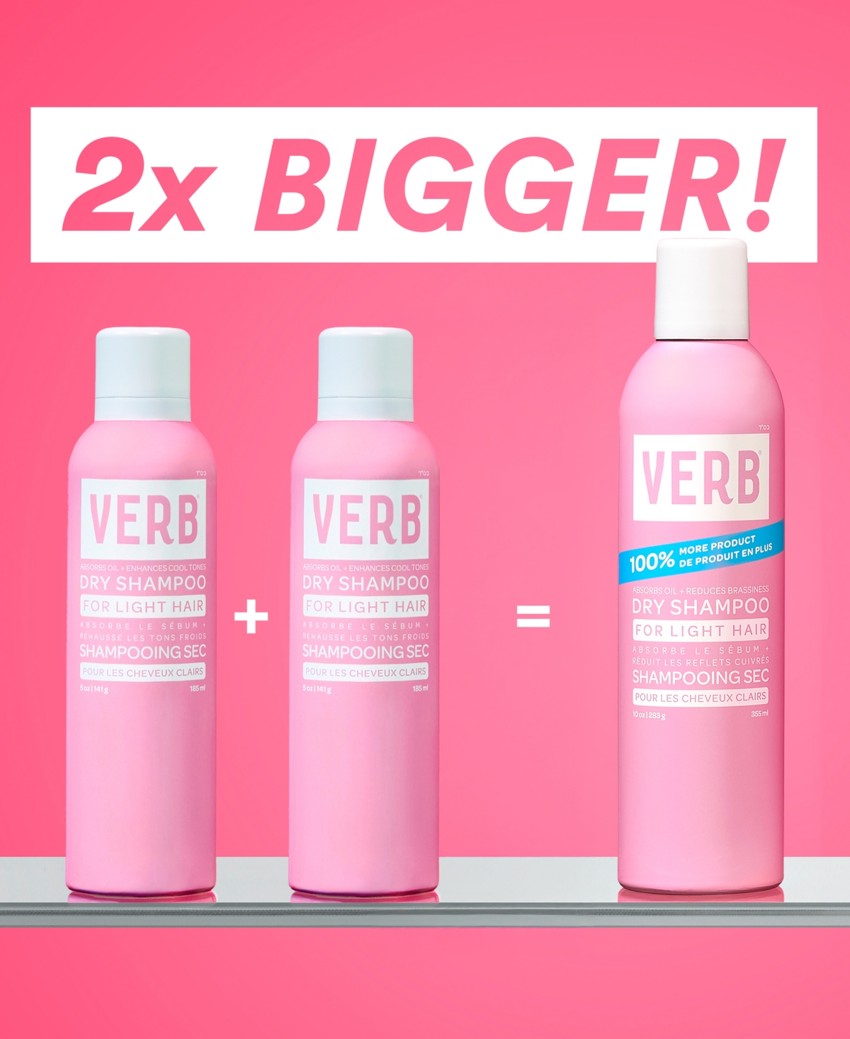 Verb Dry Shampoo For Light Hair - 10.0 oz In Transparent