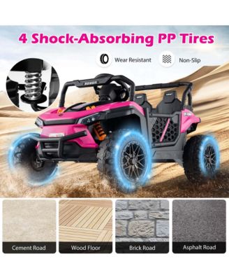 12V Kids Ride on Truck with Parental Remote 3 Speeds & Reverse Forward Function