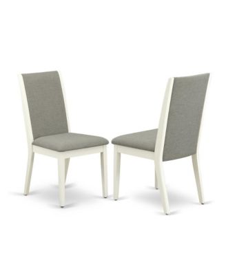 7 Piece Dining Set Tabletop Linen Fabric Chairs Stylish Backs Rectangular Mid Century Dining Table