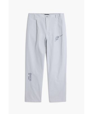 Men's Tailored long trousers with embroidery