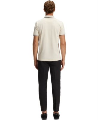 Men's Branded Slim-Fit Polo Shirt