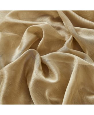 2 Piece Semi Sheer Voile Window Curtain Drapes Grommet Panels for Bedroom, Living Room & Kids Room