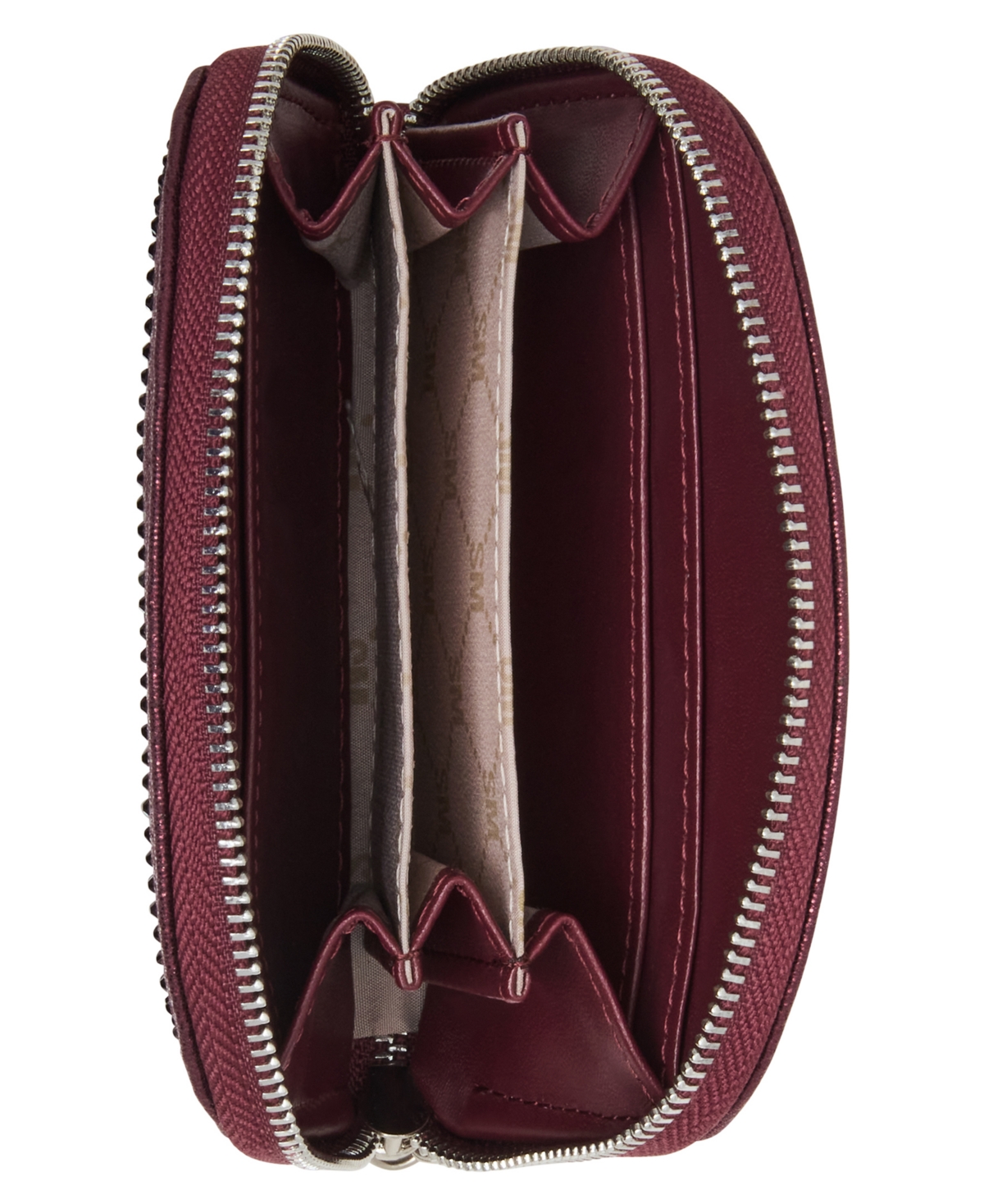 Steve Madden Women's Bjadez Zipper Wallet In Burgundy