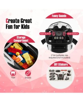 3-in-1 Licensed Lamborghini Ride on Push Car with Handle Guardrail