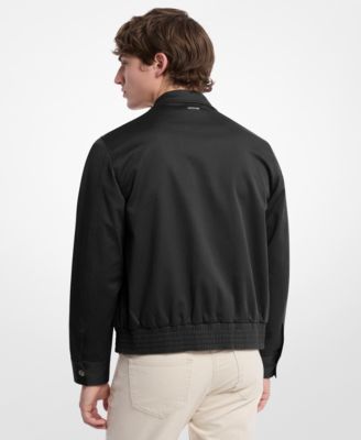 Men's Lightweight Long Sleeve Zip-Front Harrington Jacket