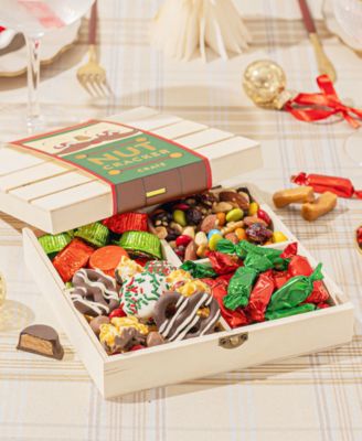 Christmas Mixed Sweets Gift Crate, 4 Sections