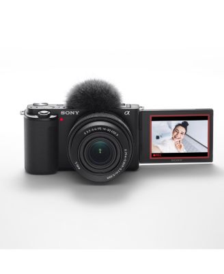 ZV-E10 Mirrorless Camera with E PZ 16-50mm f/3.5-5.6 OSS II Lens, Black