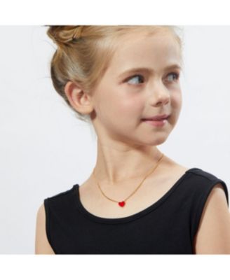 Petit Love Necklace in Red