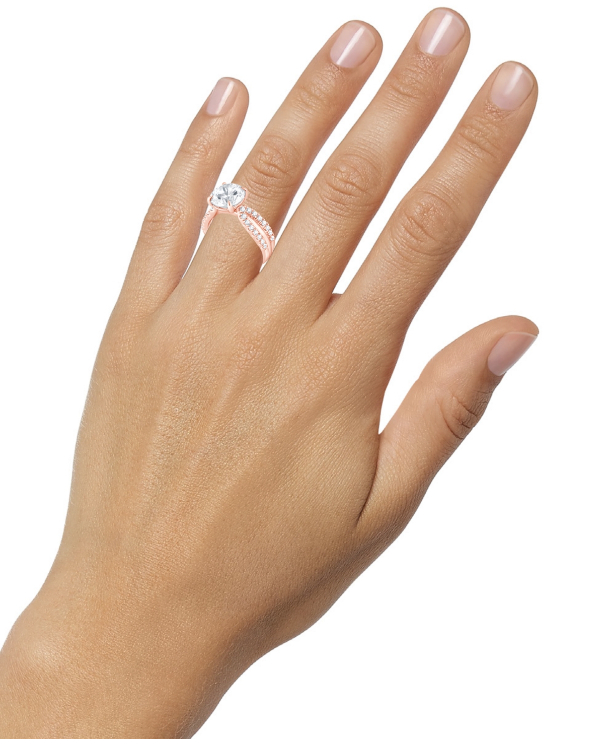 Badgley Mischka Certified Lab Grown Diamond Engagement Ring (4 Ct. T.w.) In 14k Gold In Gold