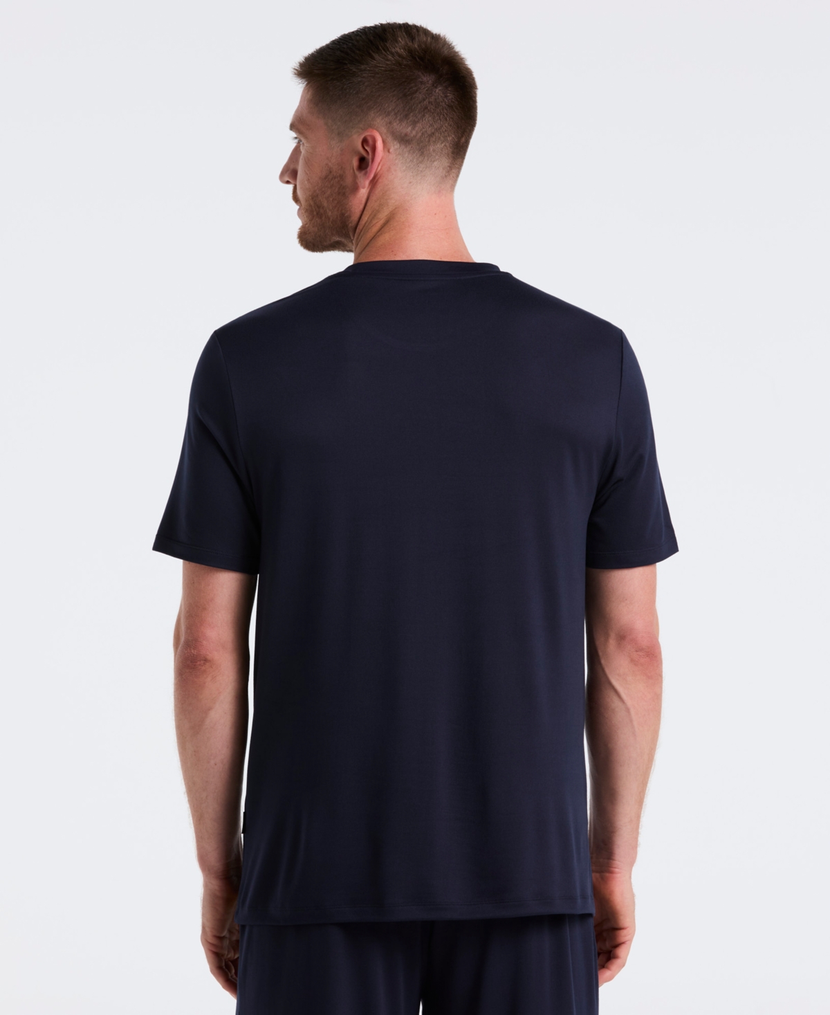 Perry Ellis Portfolio Men's Crewneck Pajama T-shirt In Blue