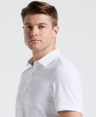 Men's Short Sleeve Solid Shirt