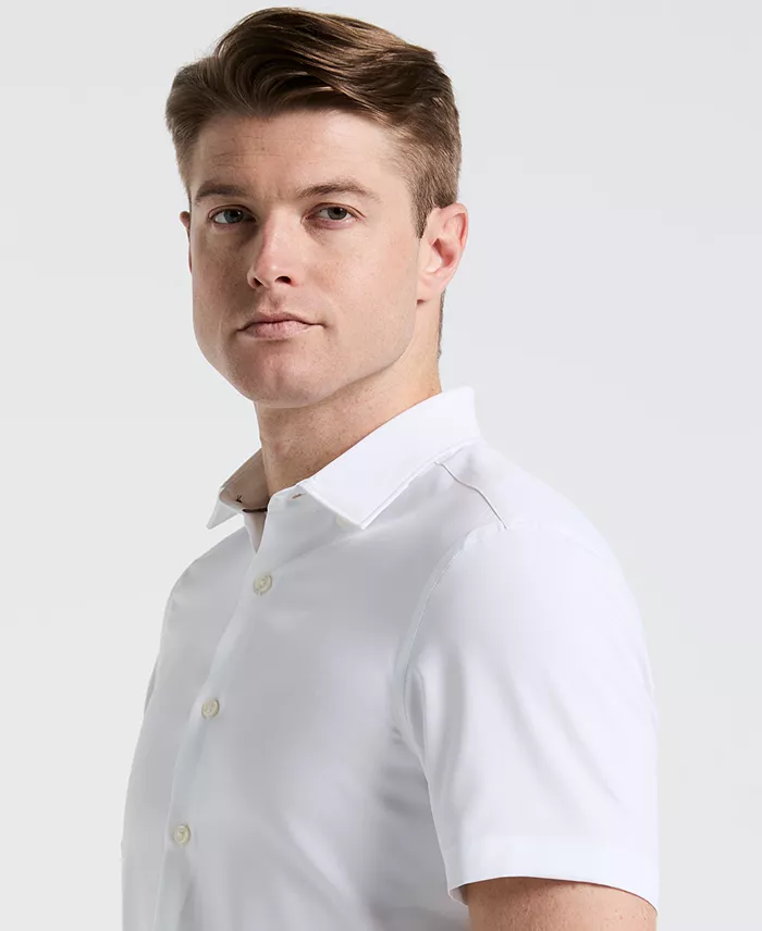 Men's Short-Sleeve Solid Shirt - thumbnail 3