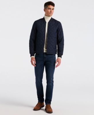 Men's Geometric Quilted Jacket