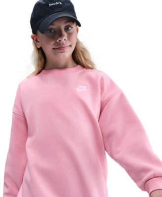 Sportswear Big Girls Club Fleece Oversized-Fit Sweatshirt 
