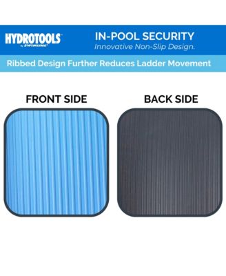 Hydrotools by Protective Ribbed Ladder Mat/In-Pool Step Pad, 9" x 36"