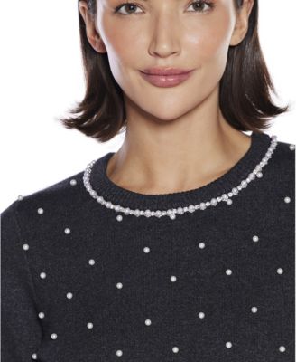  Women's Front-Embellished Sweater