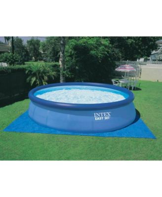 48in x 18ft Inflatable Above Ground Pool with Ladder, Pump & Cover