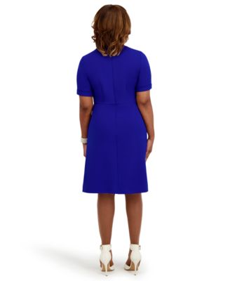 Women's Short Sleeve Crewneck Dress