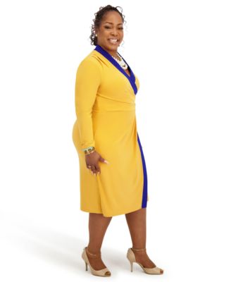 Women's City Wrap V-Neck Dress