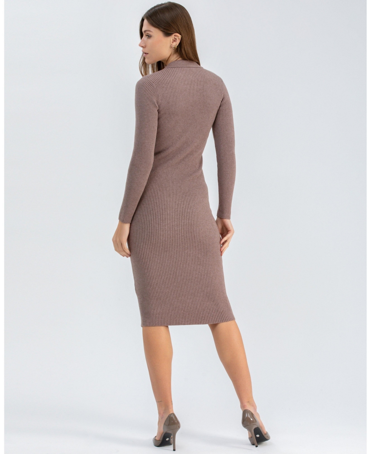 Pietro Brunelli Milano Womens Lavinia Collar Dress