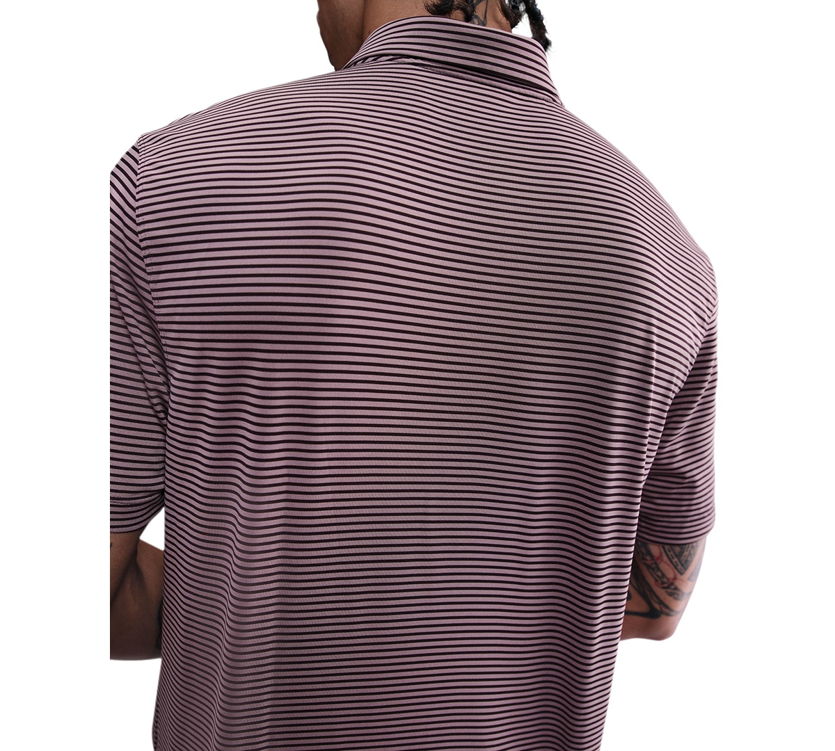 Nike Men's Relaxed Fit Core Dri-fit Short Sleeve Golf Polo Shirt In Purple