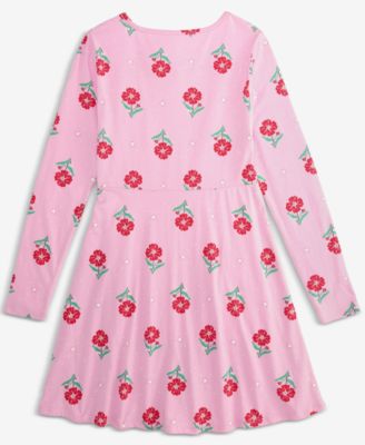 Little & Big Girls Jolly Blooms Printed Dress, Macy's Exclusive