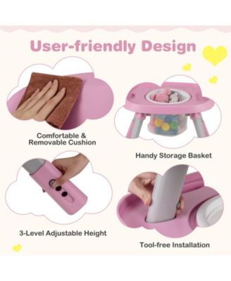 16-in-1 Baby High Chair w/ Activity Center Booster Seat Building Block Table