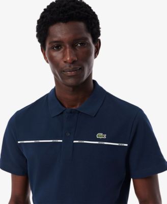 Men's Ribbed Collar Polo Shirt