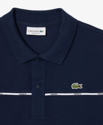 Men's Ribbed Collar Polo Shirt