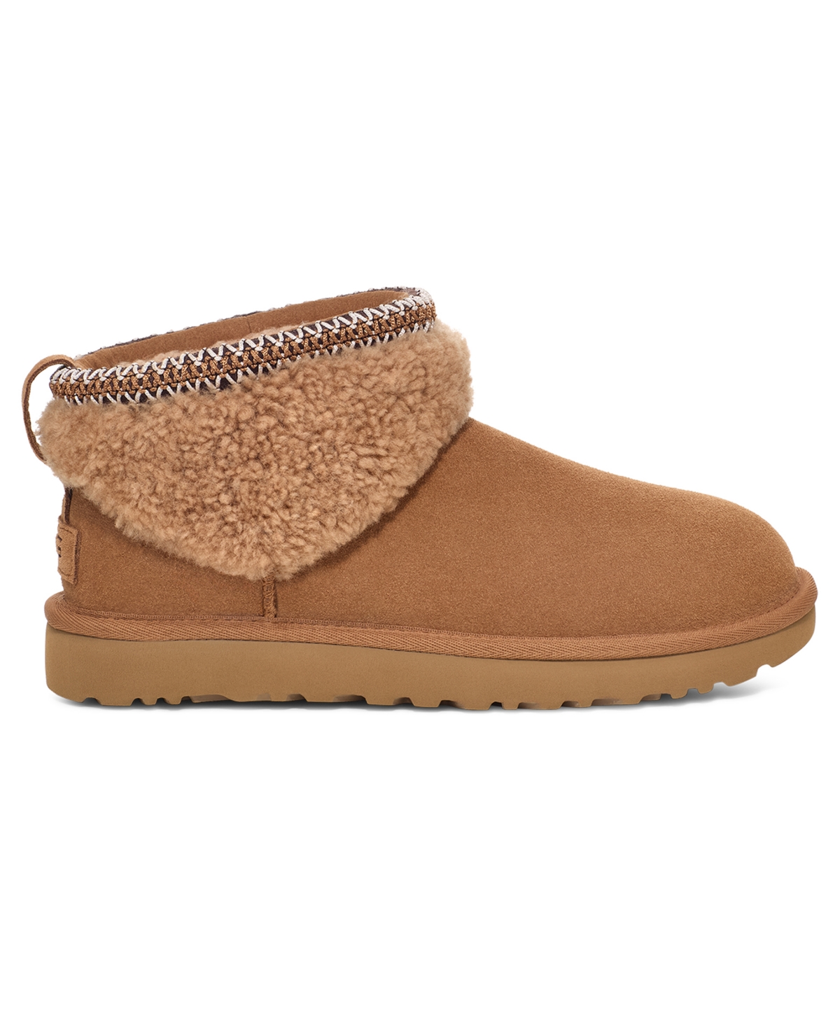 Ugg Women's Classic Ultra Mini Max Curly Boots In Animal Print