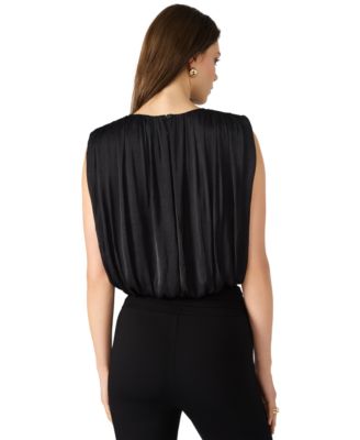 Women's Cherra Crewneck Bubble Hem Top