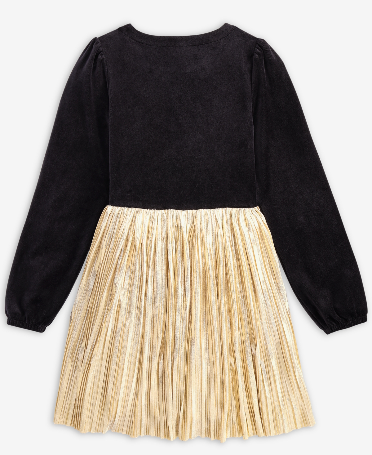 Epic Threads Girls 5-20 Bow Metallic-skirt Dress, Macy's Exclusive In Black