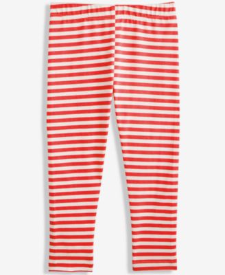 Girls' Toddler 2T-4T Striped Pull-On Leggings, Macy's Exclusive