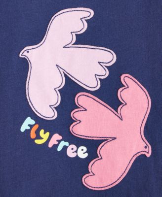 Girls' Toddler 2T-4T Fly Free Graphic T-Shirt, Macy's Exclusive