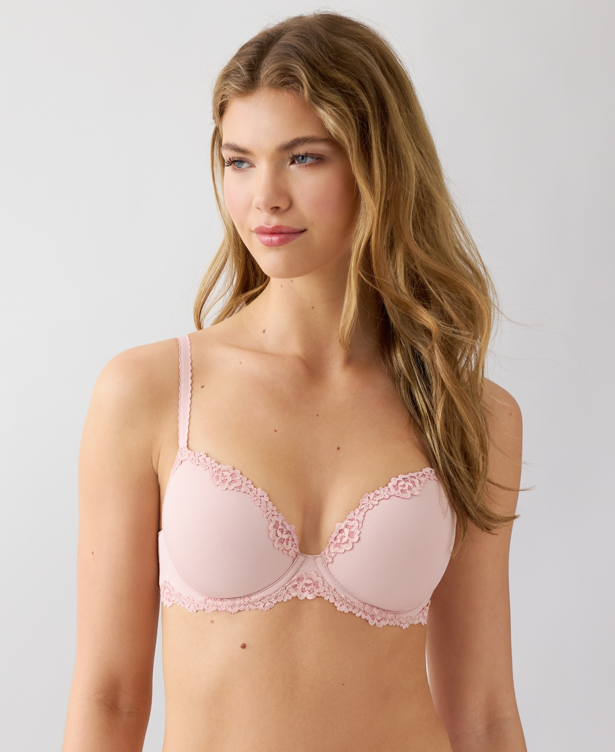 B.tempt'd Women's Future Foundation Lace Underwired T-shirt Bra In Pink