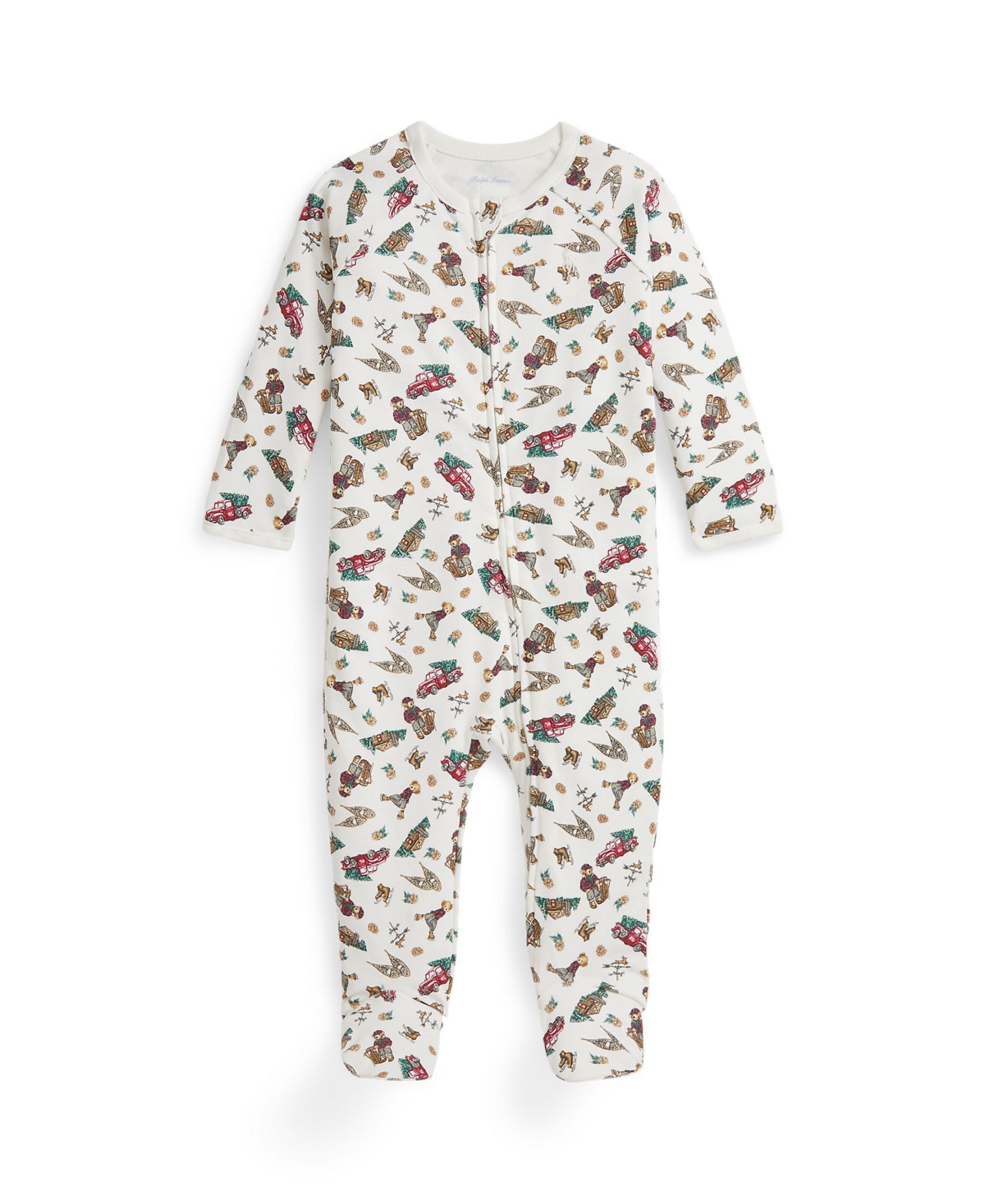 Polo Ralph Lauren Baby Boys Holiday Sleep and Play Coverall