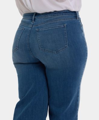 Plus Size Teresa Wide Leg Ankle Jeans