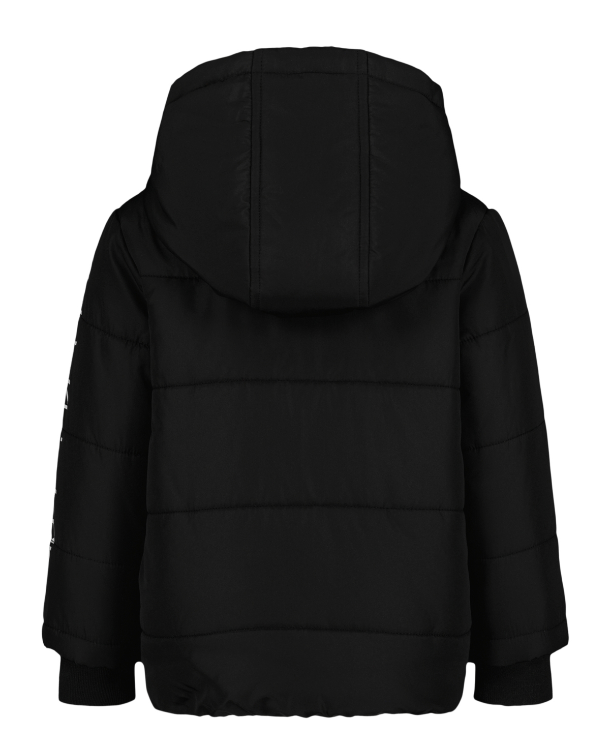 Calvin Klein Baby Boys Ckj Wordmark Puffer Jacket In Black