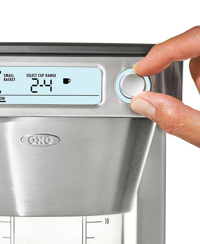 OXO Brew 12-Cup Stainless Steel Coffee Maker - White - No Size