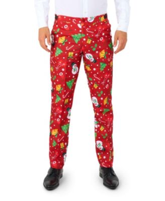 Men's Christmas Suit - Real Light Up Festive Outfit Slim Fit - Green
