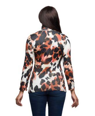 Women's Long Sleeve Turtleneck Top