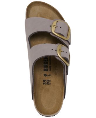 Women's Arizona Big Buckle Oiled Leather Sandals from Finish Line