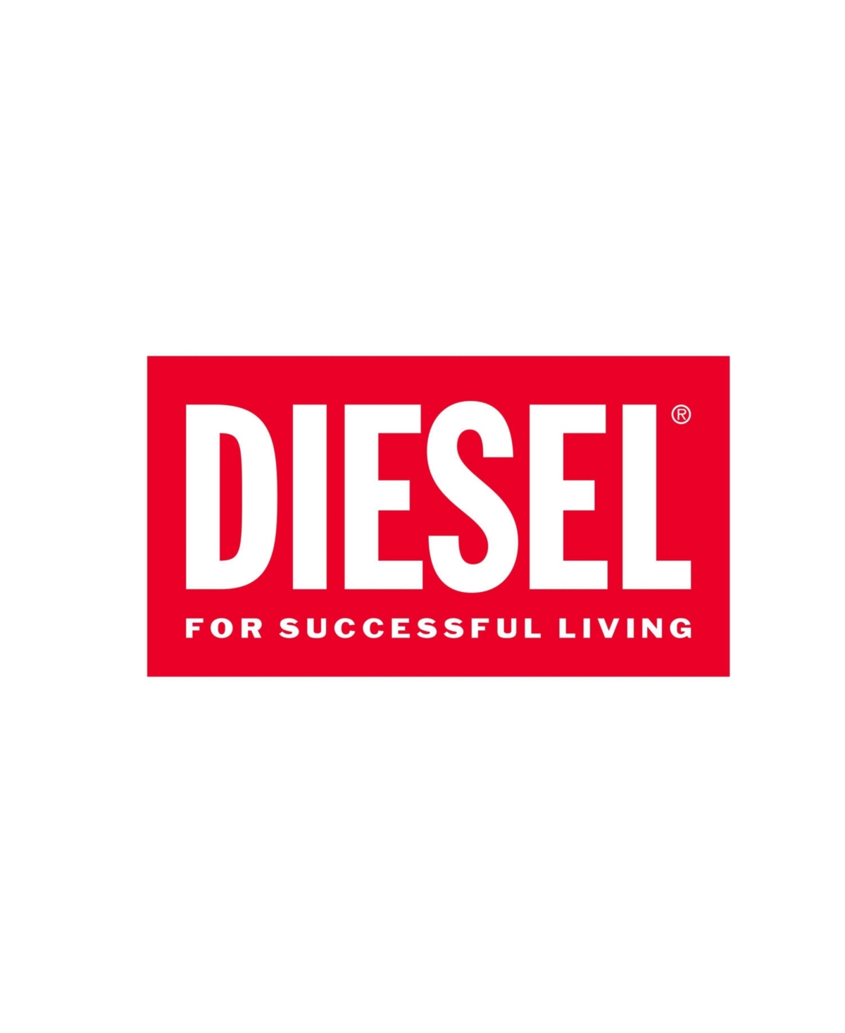 Diesel Men's Red Lacquer and Stainless Steel Stud Earring