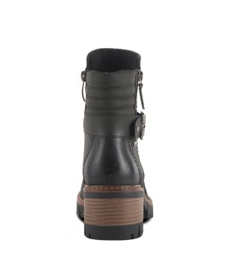Smokies Lug Sole Booties with Buckle Accent and Water-Resistant Finish