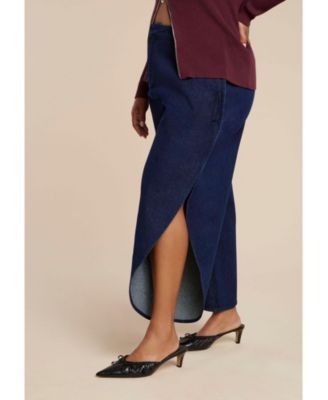 Women's Petal Shape Open Side Jean